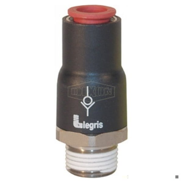 Dixon Legris by In-Line Check Valve, 3/8 in, MNPT x Tube, Nylon Body 79956018 - main